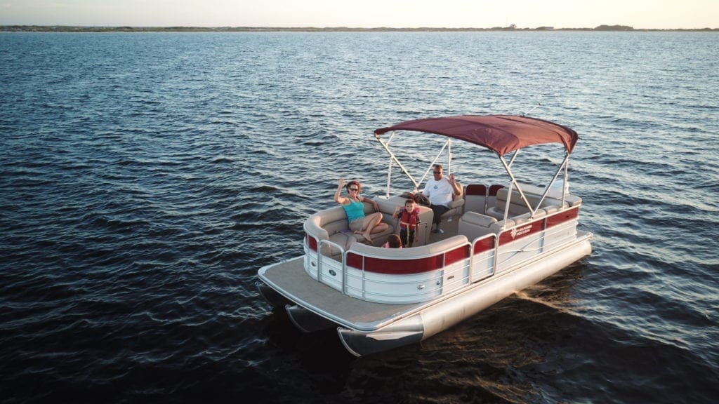 Pontoon Boat Rentals on Pensacola Beach and in Surrounding Areas